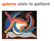 Tablet Screenshot of alainlegaillard.com